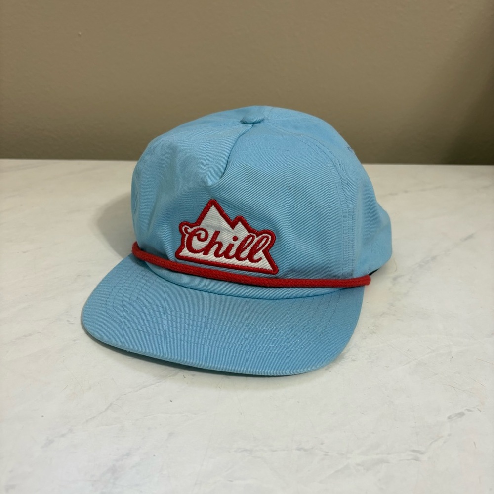Coors Light Light Blue Chill Embroidered SnapBack Hat Teavel Outdoor Gorpcore